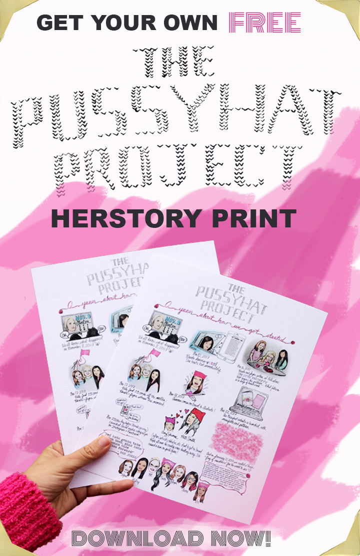 Pussyhat Herstory Free Digital Download and Limited Edition Print