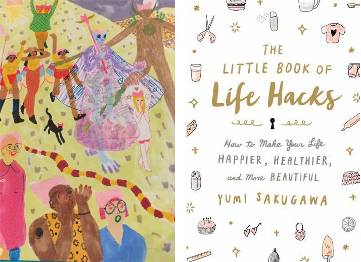 Yumi Sakugawa Print and Little Book of Life Hacks Cover