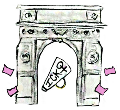 Washington Square Park Illustrated Arch