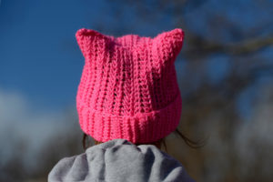 The making of a pink pussyhat-wearing activist