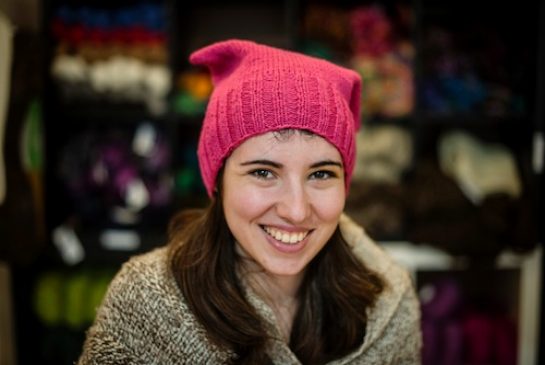 Toronto knitters make "pussy hats" for Women's March on Washington