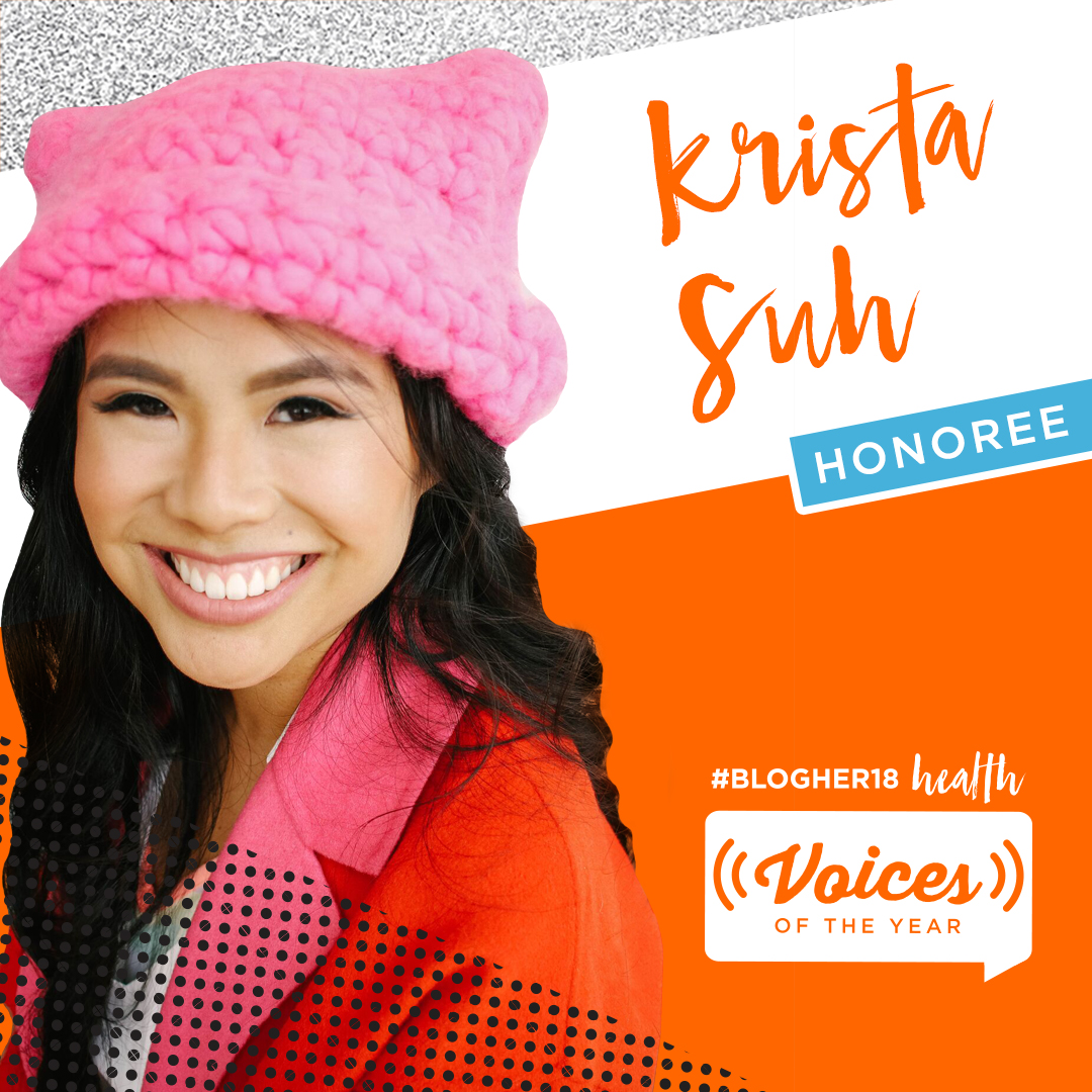Krista Suh Recognized as BlogHer Voices of the Year Honoree