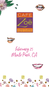 Book Signing at Cafe Zoë Menlo Park, CA