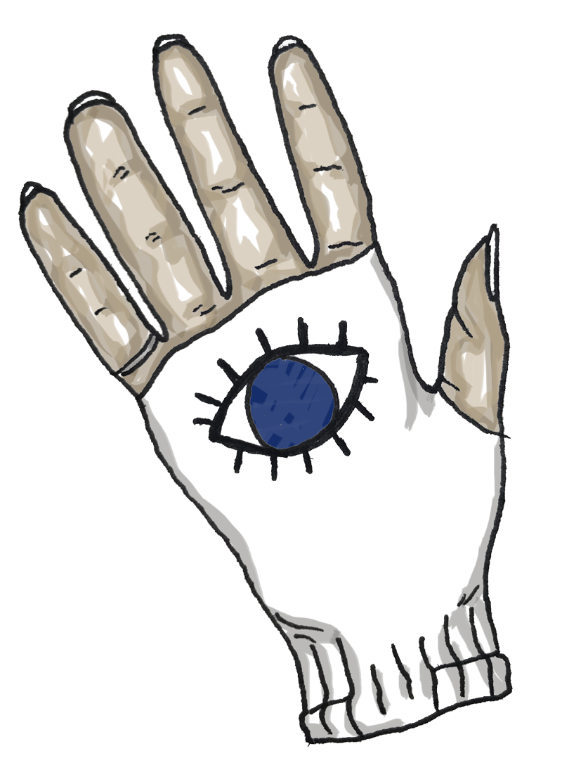 Evil Eye Glove Sock Pattern