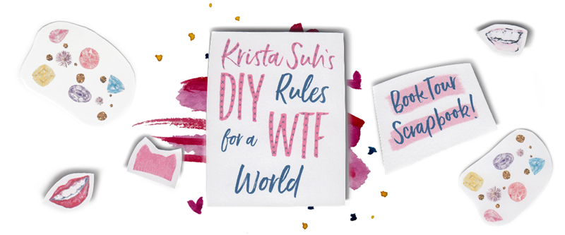 DIY Rules for a WTF World Book Tour Scrapbook