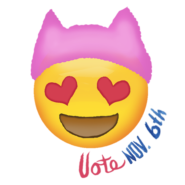 Krista Suh’s Pink Hat Emojis (iPhone) Krista Suh