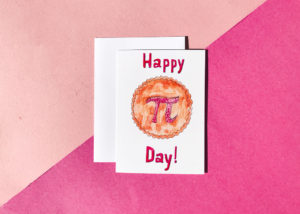 Happy Pi Day 5x7 Greeting Card