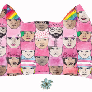 women's march spoonflower pussyhat